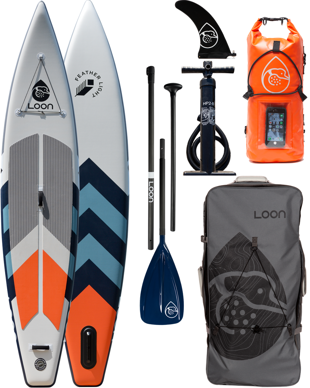 Complete SUP Package: Touring 12'6" Inflatable Paddle Board + Paddle