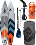 Complete SUP Package: Touring 12'6" Inflatable Paddle Board + Paddle